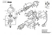 Bosch 0 603 278 261 PWS 500 Combi-Angle Grinder 240 V / GB Spare Parts PWS500